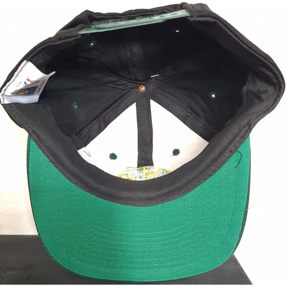 NEW Seattle Supersonics 90s Logo 7 snapback hat black green NBA Sonics vintage - Picture 6 of 10